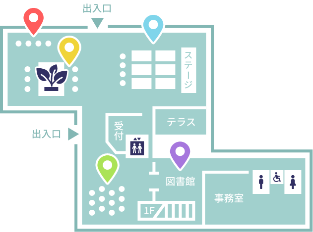 図：フロアマップ